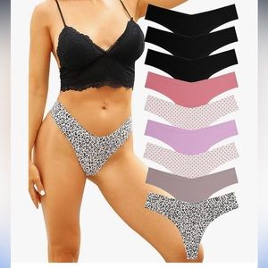 ALL OF ME Seamless High Waisted Thong Panty- Size M NWT